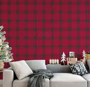 Black And Red Plaid Never Looked So Chic Wallpaper