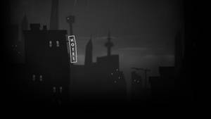 Black And White Aesthetic Hotel Neon Sign Wallpaper