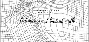 Black And White Aesthetic The Risk I Took Wallpaper