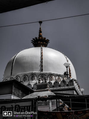 Black And White Ajmer Dome Wallpaper