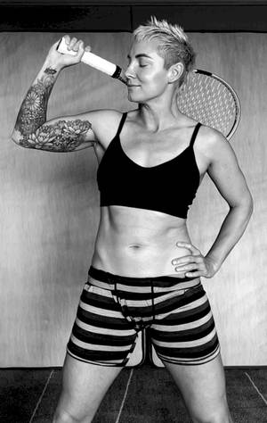 Black-and-white Bethanie Mattek-sands Wallpaper