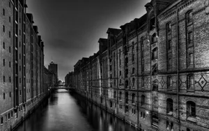 Black And White Building Wallpaper