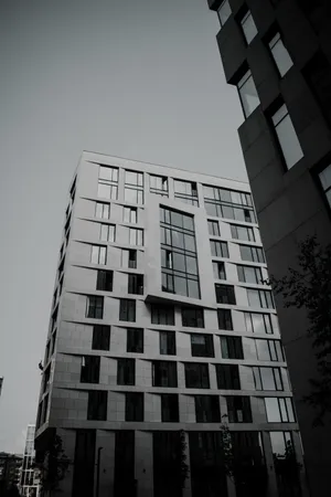 Black And White Building Facade Amazing Iphone Wallpaper