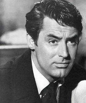 Black And White Cary Grant Profile Wallpaper