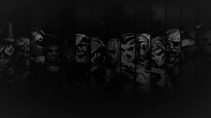 Black And White Darkest Dungeon Wallpaper