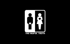 Black And White Funny Gender Sign Wallpaper
