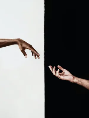 Black And White Hands Wallpaper