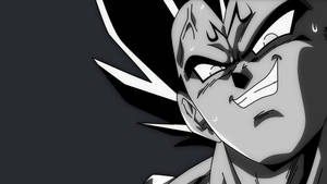 Black And White Majin Vegeta Wallpaper