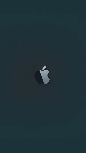 Black And White Original Iphone 5s Logo Wallpaper