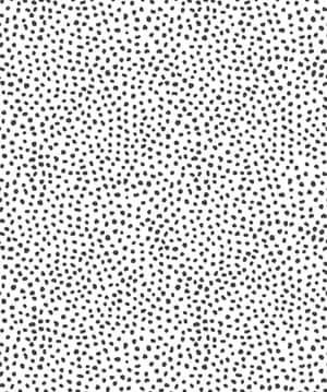 Black And White Polka Dot Pattern Wallpaper