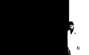 Black And White Scarface Wallpaper