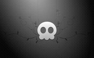 Black And White Skull Fanart Wallpaper
