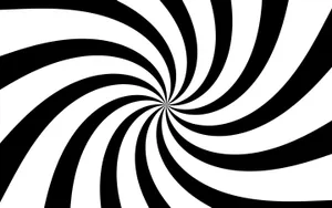 Black And White Spiral Pattern Wallpaper