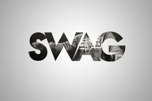 Black And White Swag Wallpaper