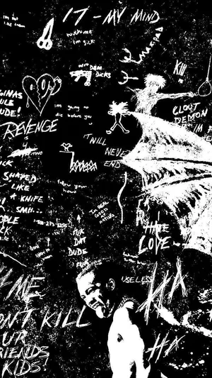 Black And White Xxxtentacion Album Wallpaper