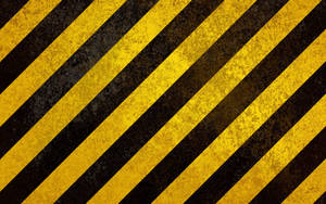 Black And Yellow Stripes Wallpaper