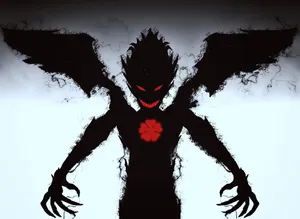 Black Anime Demon Asta Wallpaper