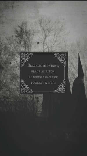 Black As Midnight Black Witch Black Witch Black Witch Wallpaper