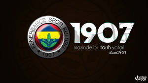 Black Background 1907 Fenerbahce Wallpaper