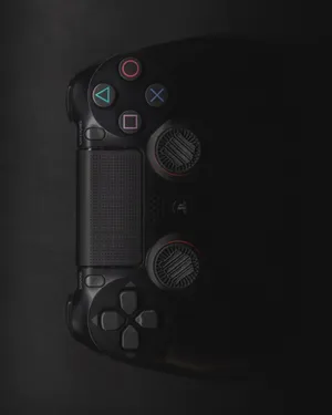 Black Background Playstation Controller Wallpaper
