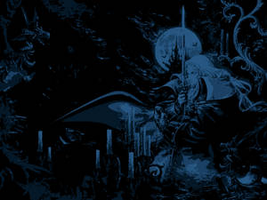 Black Blue Castlevania Symphony Wallpaper