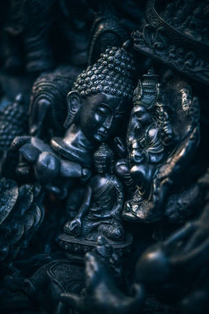 Black Buddha Other Gods Wallpaper