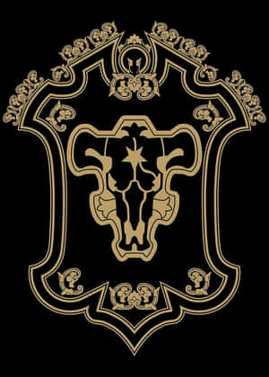 Black Bull Crest Black Clover Wallpaper