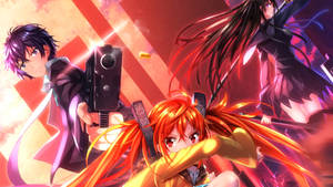 Black Bullet Three-man Team Wallpaper