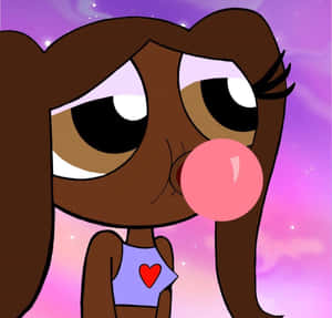 Black Cartoon Characters Sad Girl Wallpaper