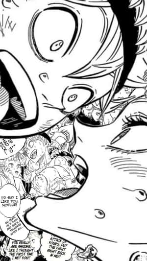 Black Clover Doodle Iphone Wallpaper