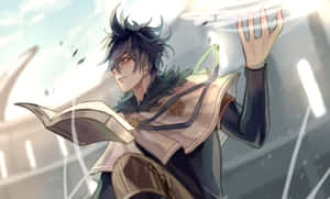 Black Clover Yuno Digital Artwork Wallpaper