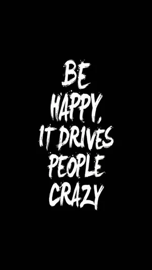 Black Cool Aesthetic Inspirational Quote Wallpaper