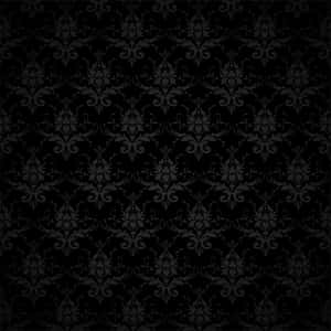 Black Damask Wallpaper Vector Wallpaper