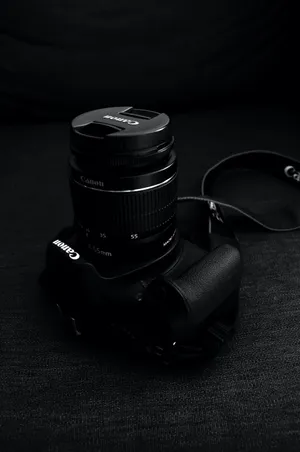 Black Digital Camera Technology Wallpaper