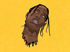 Black Drippy Travis Scott Wallpaper