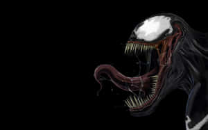 Black Fierce Venom Wallpaper