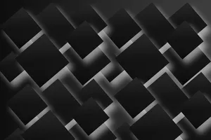 Black Floating Squares Contemporary Wallpaper