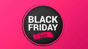 Black Friday Pink Art Wallpaper