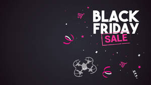 Black Friday Pink Digital Poster Wallpaper