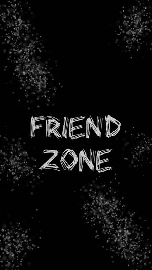Black Friends Zone Wallpaper