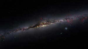 Black Galaxy Tilted Wallpaper