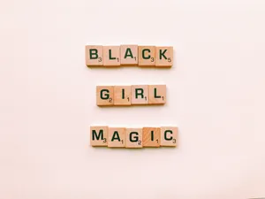 Black Girl Magic Scrabble Wallpaper