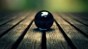 Black Glass Sphere Hd Computer Wallpaper