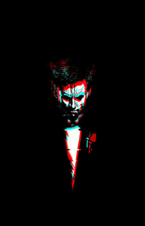 Black Glitch Joker Wallpaper