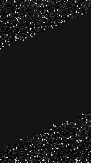 Black Glitter Triangle Corners Wallpaper