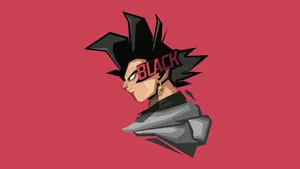 Black Goku Vector Art Wallpaper