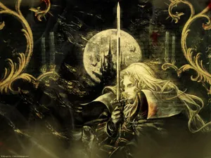Black Gold Castlevania Symphony Wallpaper