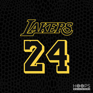 Black Gold La Lakers Jersey Wallpaper