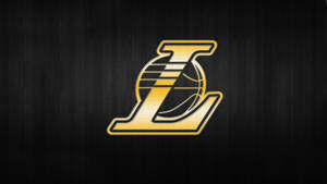 Black Gold La Lakers Logo Wallpaper