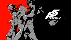 Black Gray Persona 5 Wallpaper